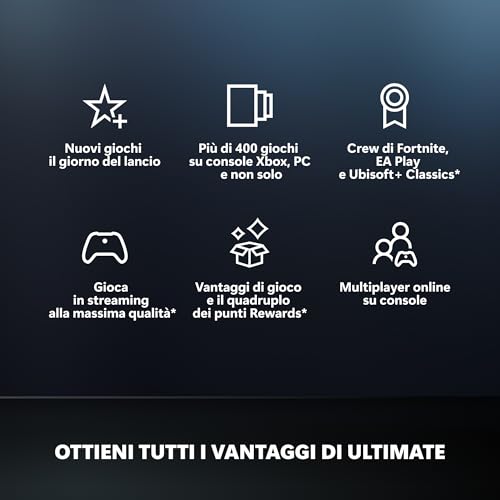 Detalle de Xbox Game Pass Ultimate – Abbonamento di 1 mese (Codice di download) su Amazon
