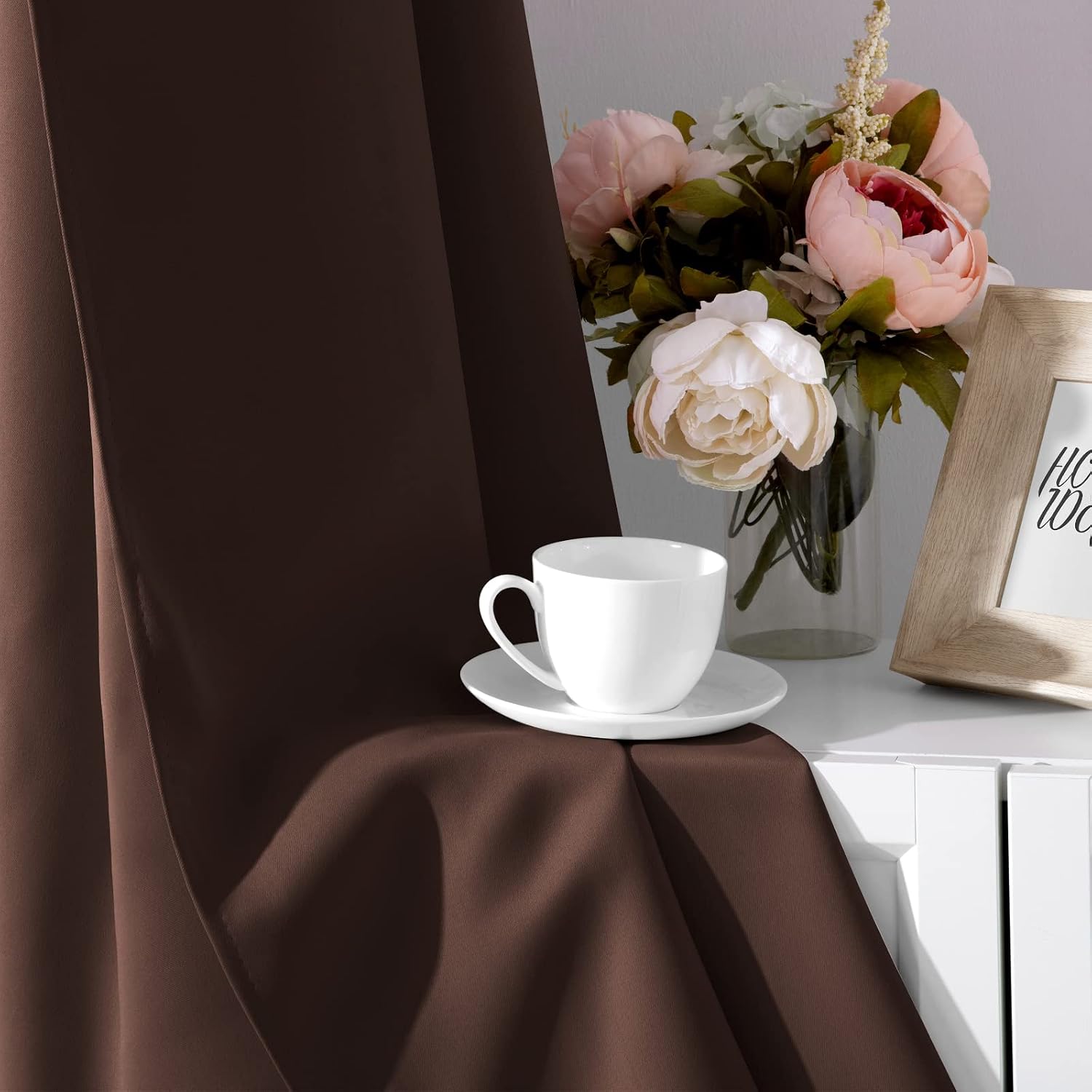 Detalle 1 de HOMEIDEAS Blackout Curtains, 52 x 96 Inch