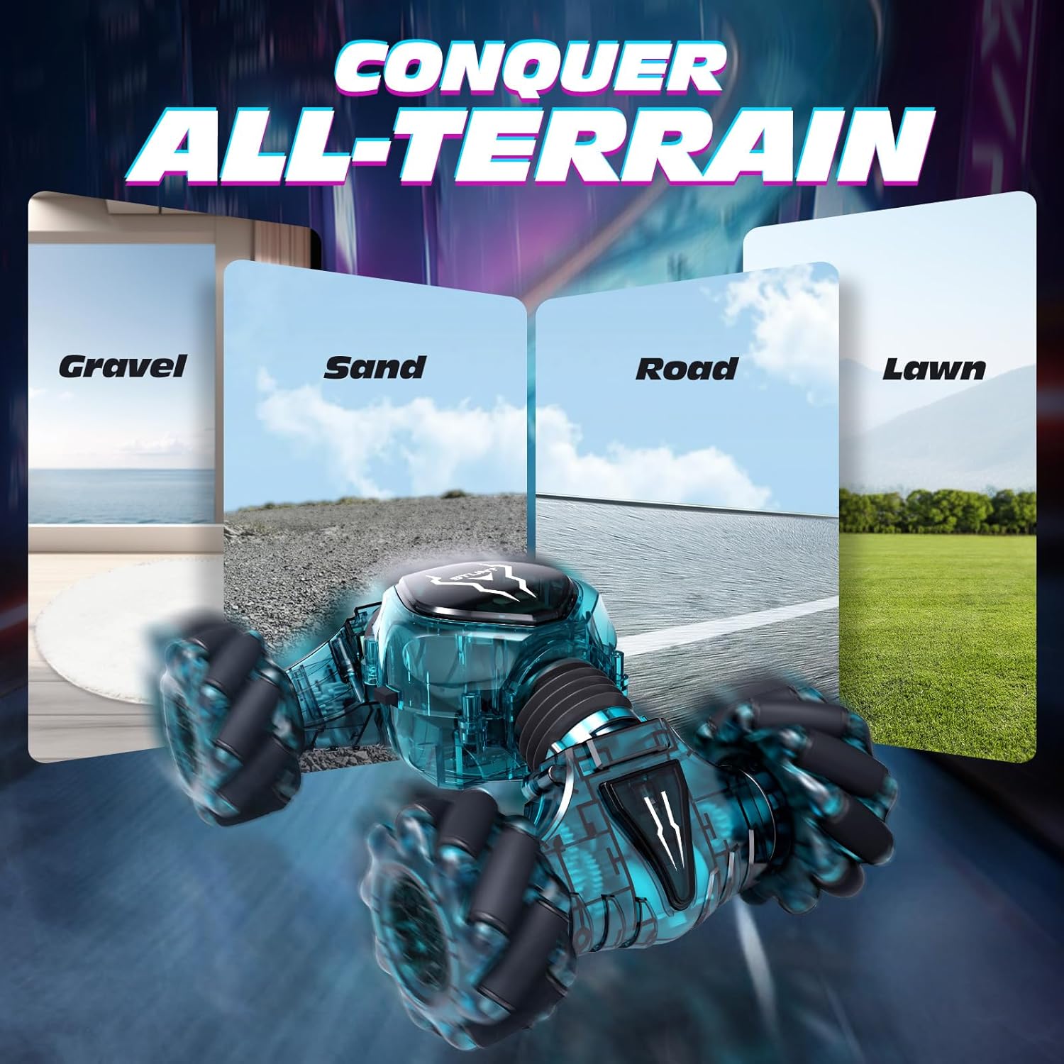 Thumbnail 4 de Tecnock 2026 Remote Control Car with Hand Control