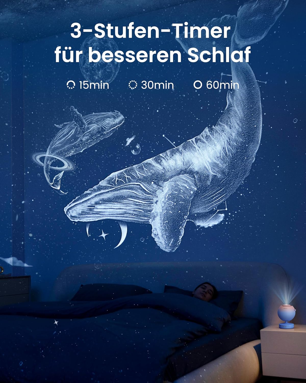 Detalle 2 de POCOCO Sternenhimmel Projektor 6 Stunden