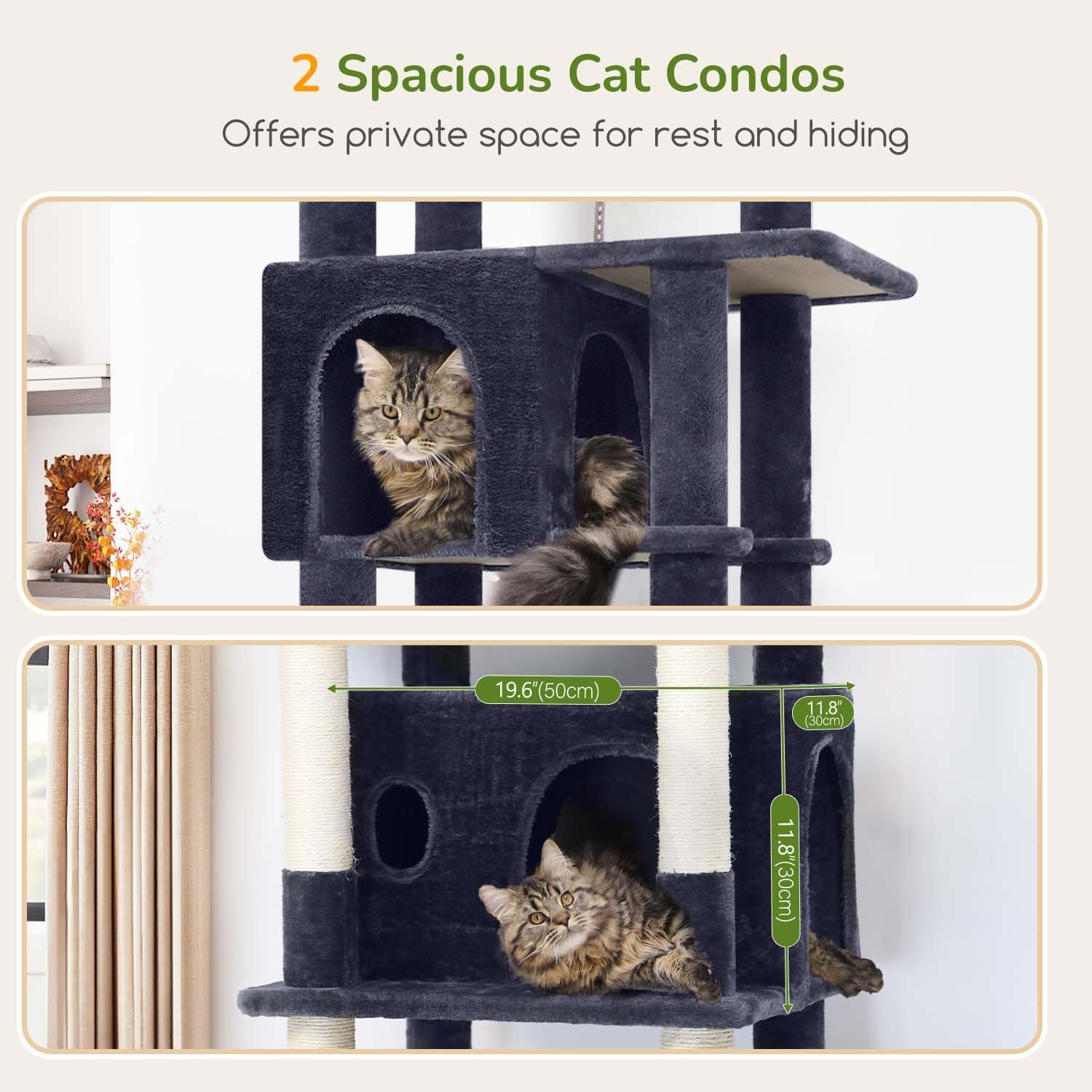 Detalle de Globlazer Cat Tree, 74-Inch Tower