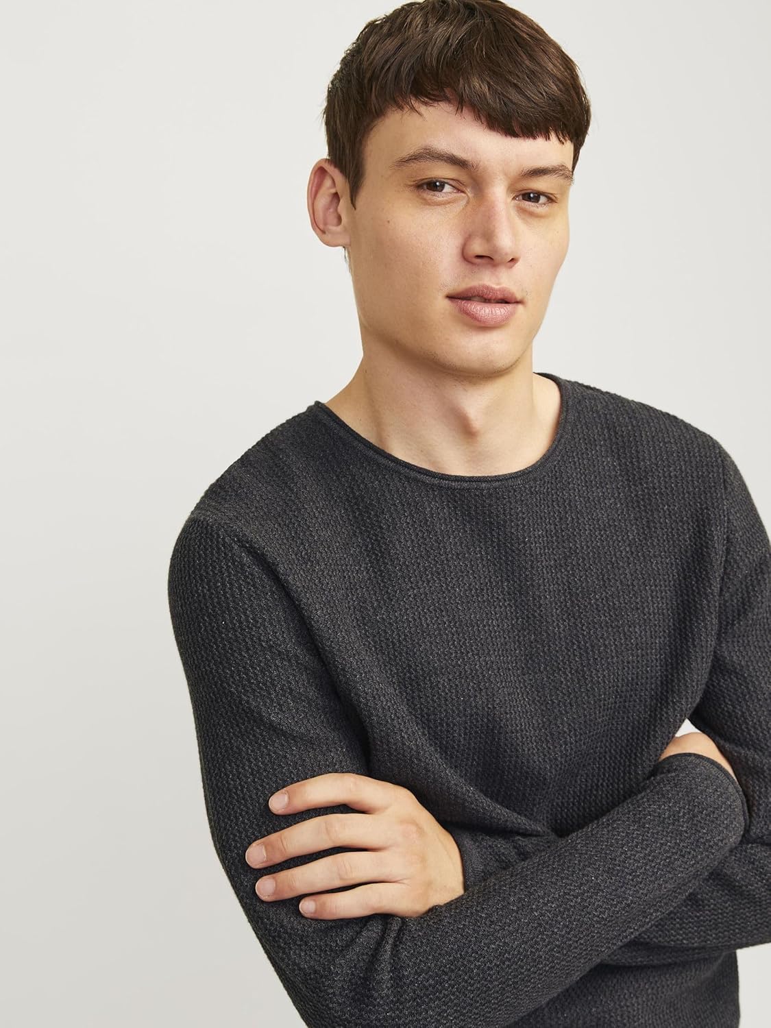 Thumbnail 6 de Jack & Jones Pullover in maglia con lavorazione plain e taglio regolare