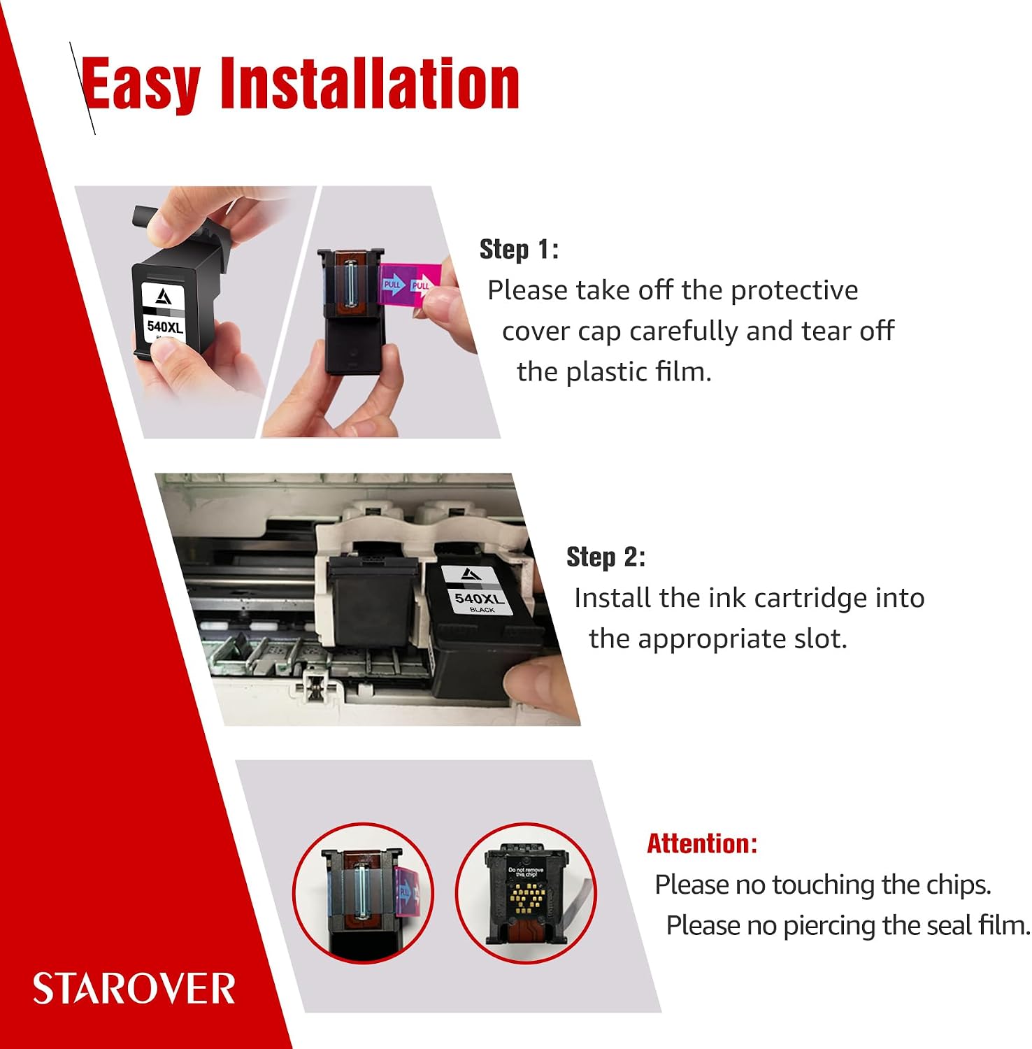 Thumbnail 6 de STAROVER 540XL/541XL Compatible Canon Ink Cartridges for PIXMA Printers (PG-540XL/CL-541XL)