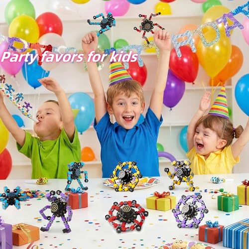 Thumbnail 6 de Gokeey Transformable Fidget Spinners Toys 4 Pcs – Stress Relief & Sensory Gyro for Kids and Adults