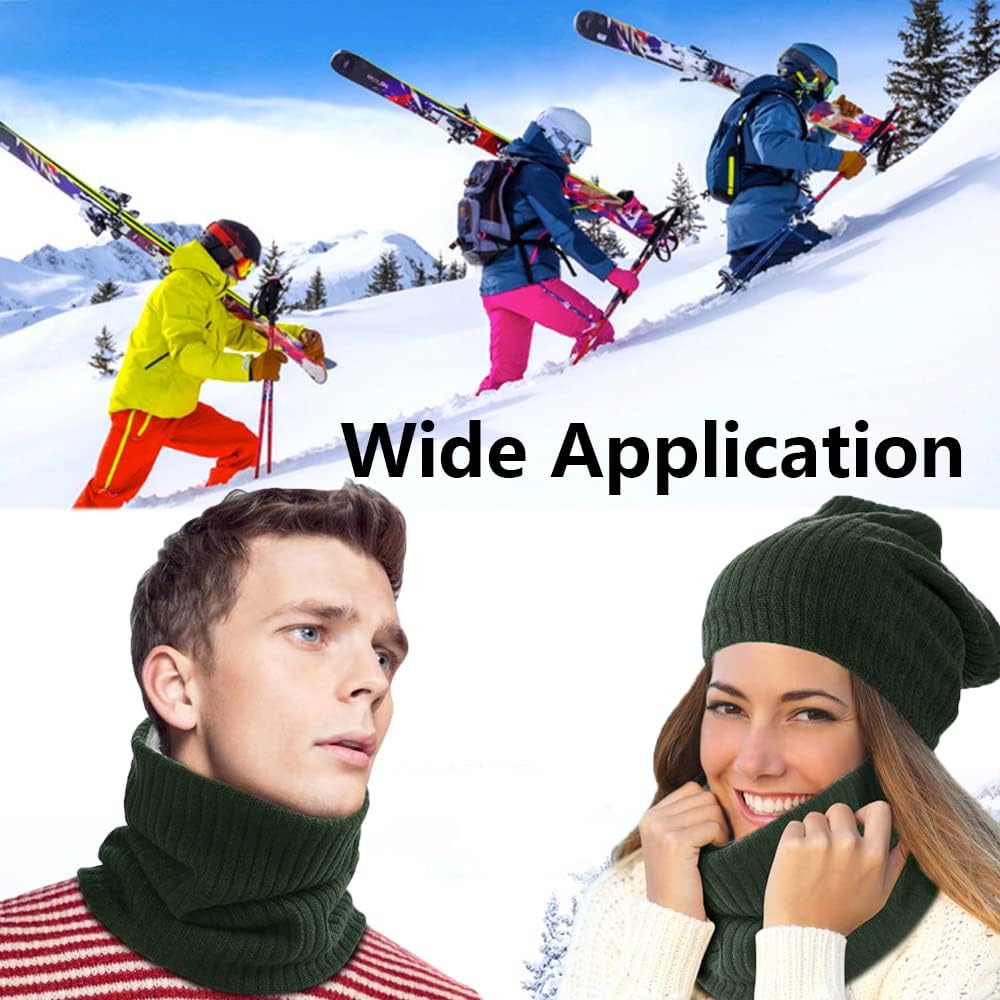 Thumbnail 5 de ehsbuy Fleece Neck Warmer 2‑Layer Snood