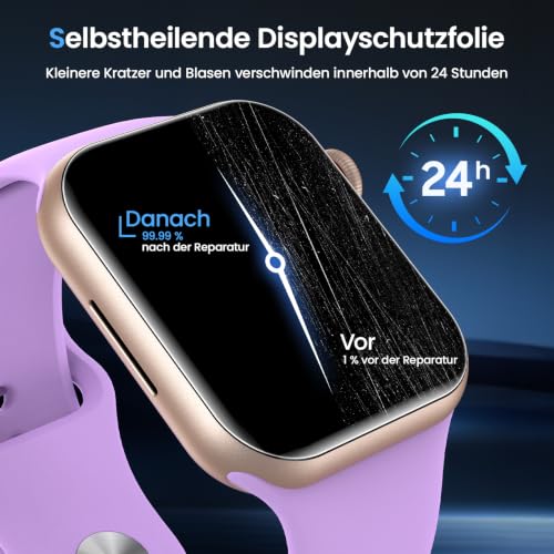 Thumbnail 5 de UniqueMe Displayschutzfolie 42 mm für Apple Watch Series 11/10 – 360° Schutz mit Installationswerkzeug