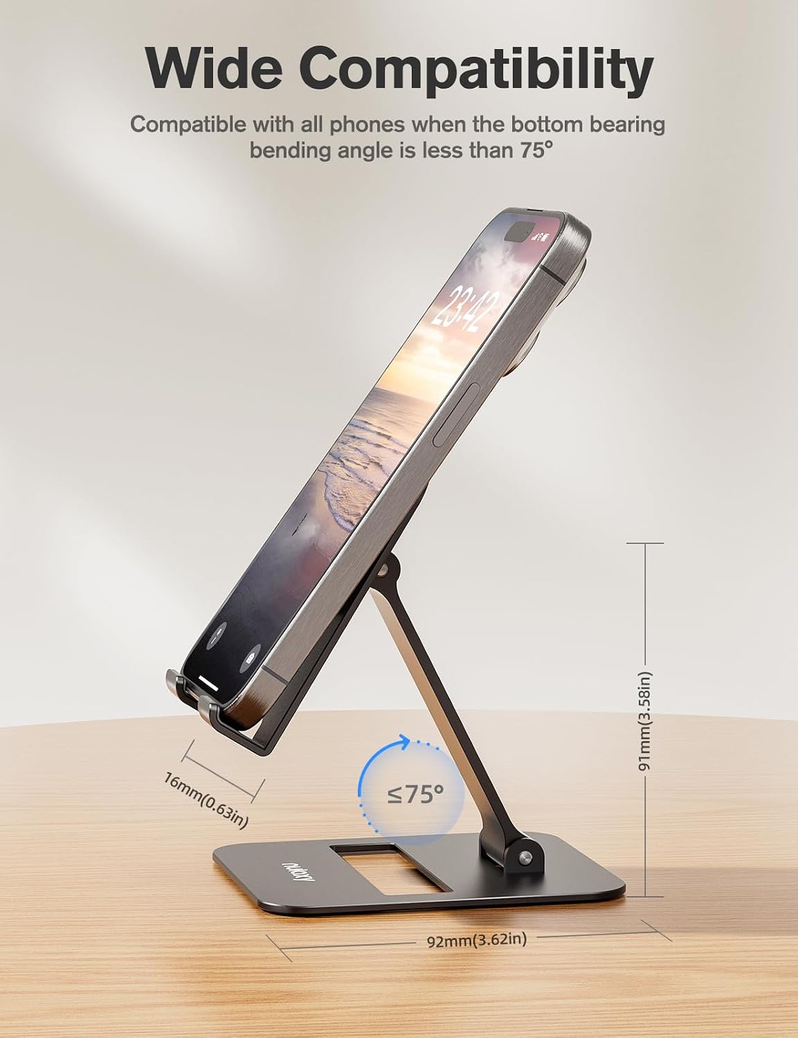 Thumbnail 4 de Nulaxy Dual Folding Phone Stand 2-Pack