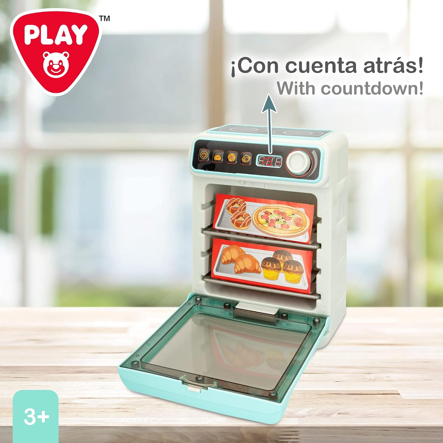 Thumbnail 4 de ColorBaby 46901 Play toy oven with lights, sounds and removable trays