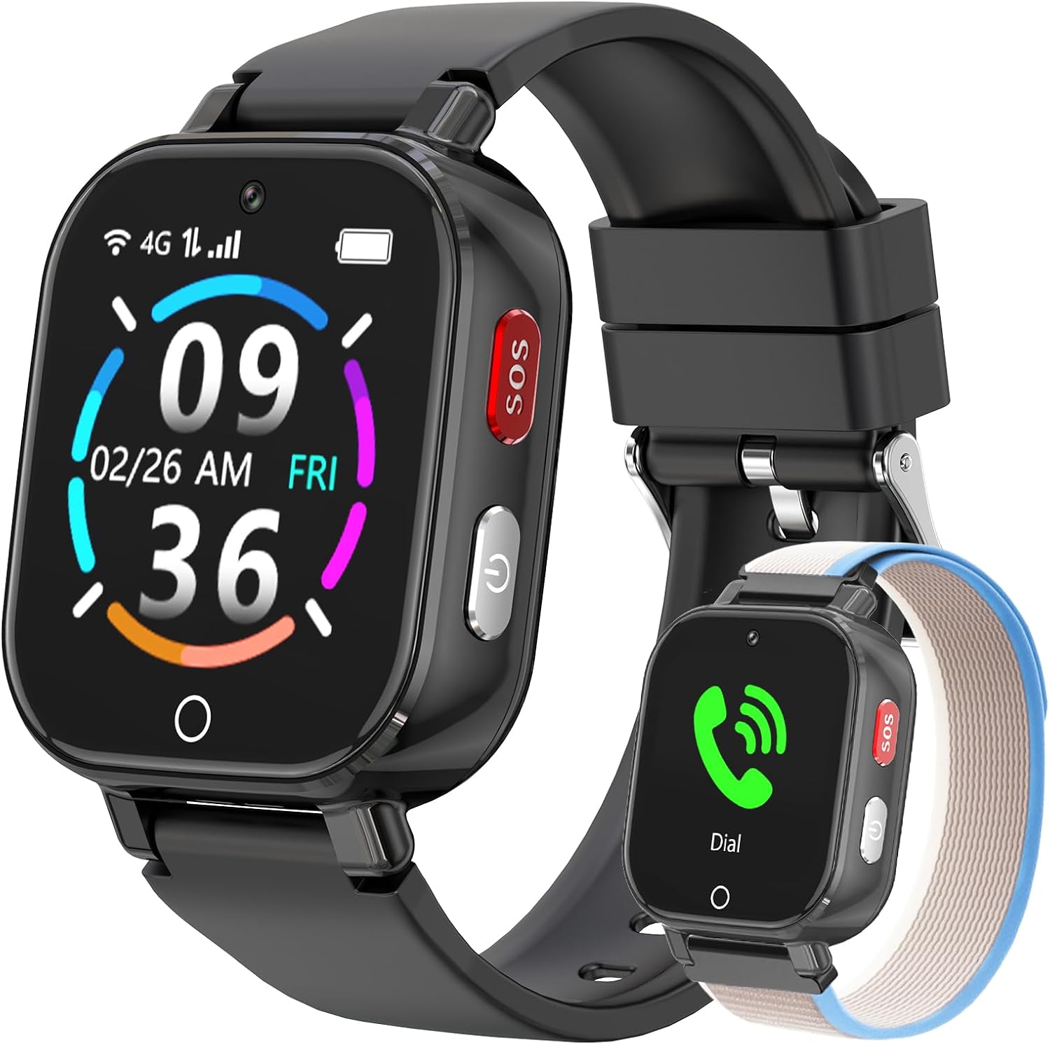 Transformers 4G Montre Connectée Enfant – GPS, Appels Vidéo et Mode École, IP68