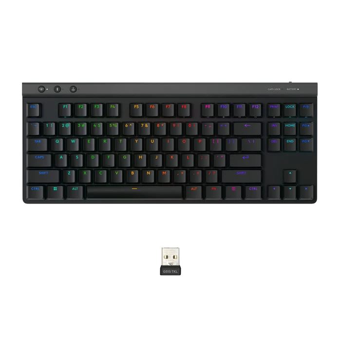 Detalle 2 de Logitech G515 TKL Lightspeed Tastatur 36 Stunden