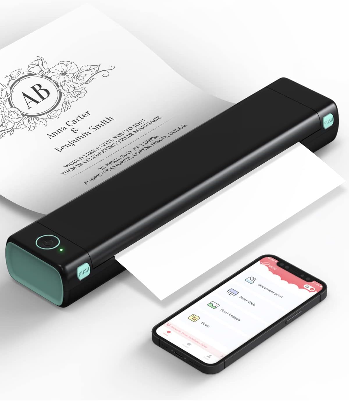 Detalle de Phomemo M08F Thermodrucker A4 Bluetooth