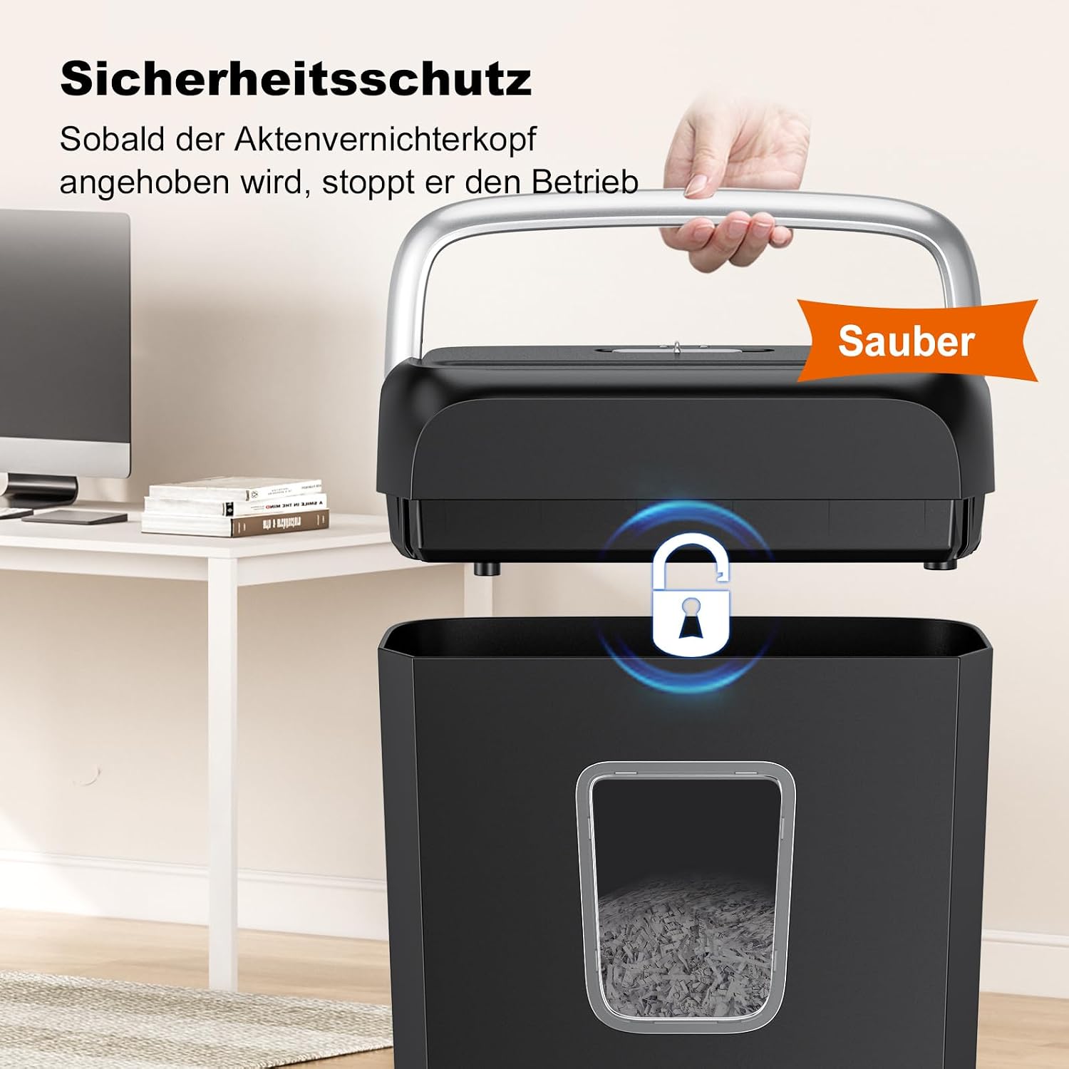 Thumbnail 4 de Bonsaii C237-B Aktenvernichter P-4 mit 13-Liter