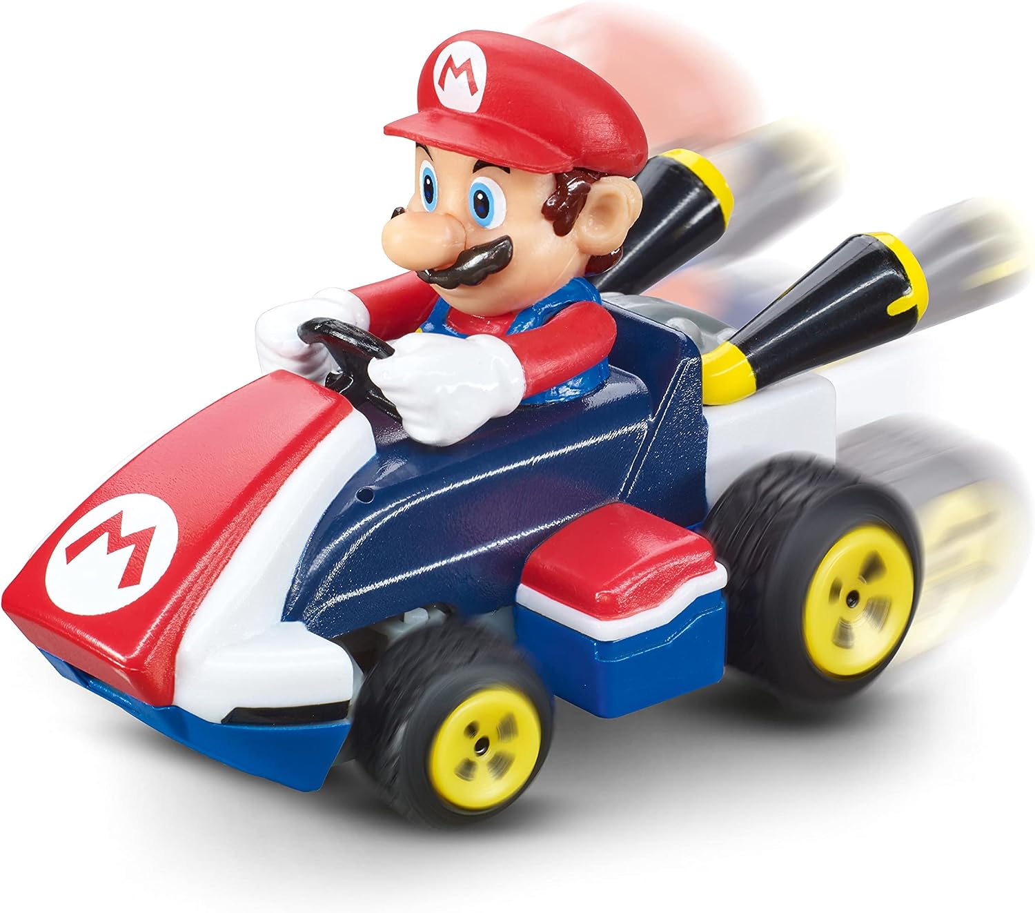 Detalle de Carrera Mario Kart Mini RC Mario Remote-Control Car, Red, 2.4 GHz