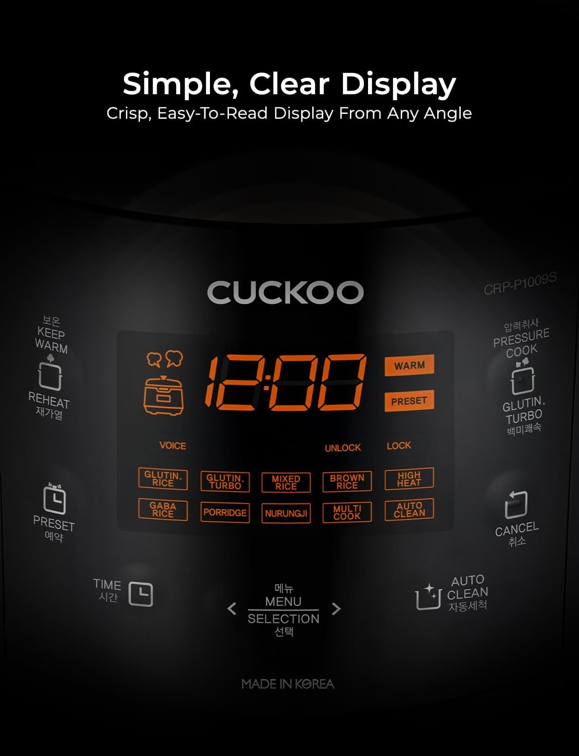 Thumbnail 6 de Cuckoo 10-Cup High-Pressure Rice Cooker