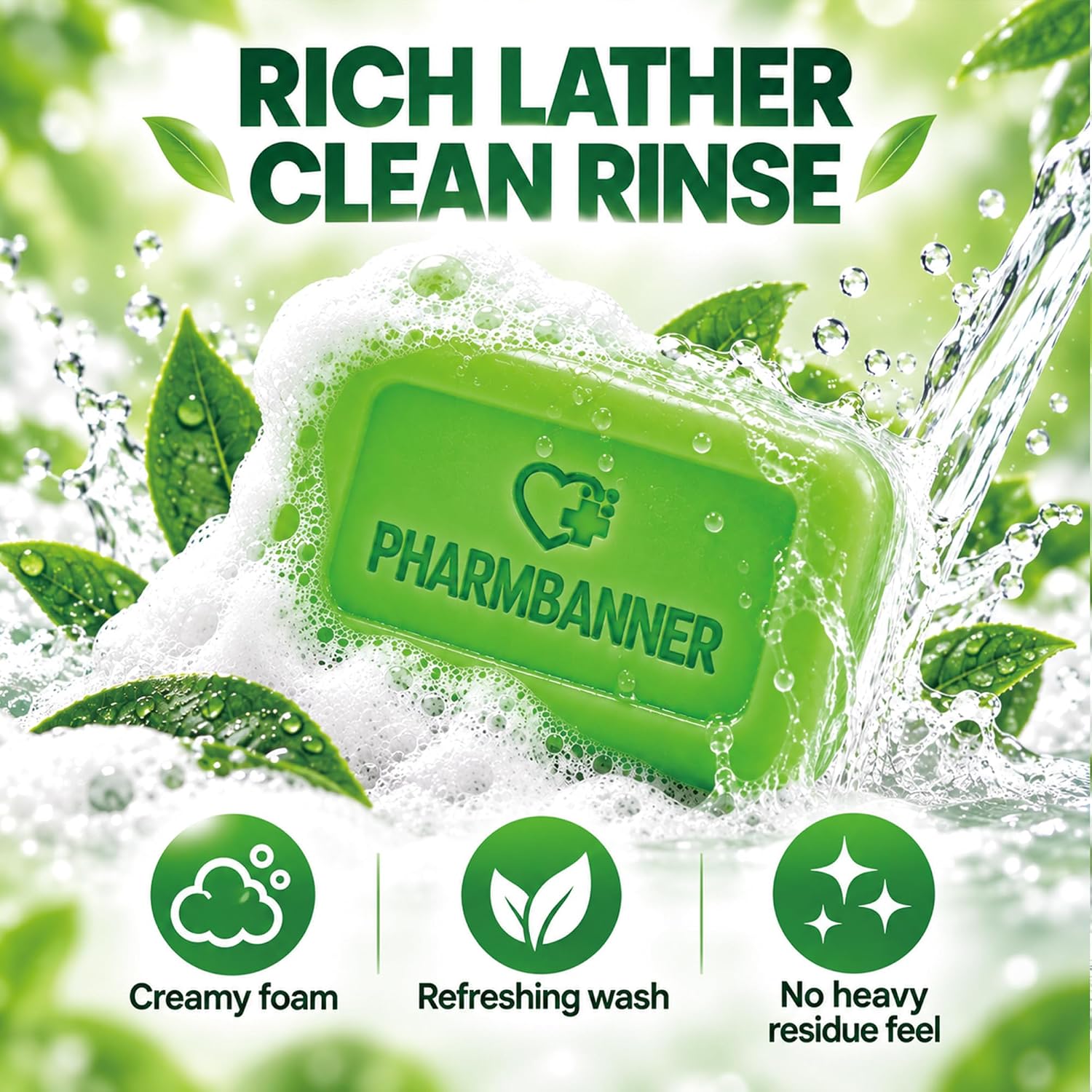Thumbnail 6 de PHARMBANNER Antifungal Soap Bar 2-Pack