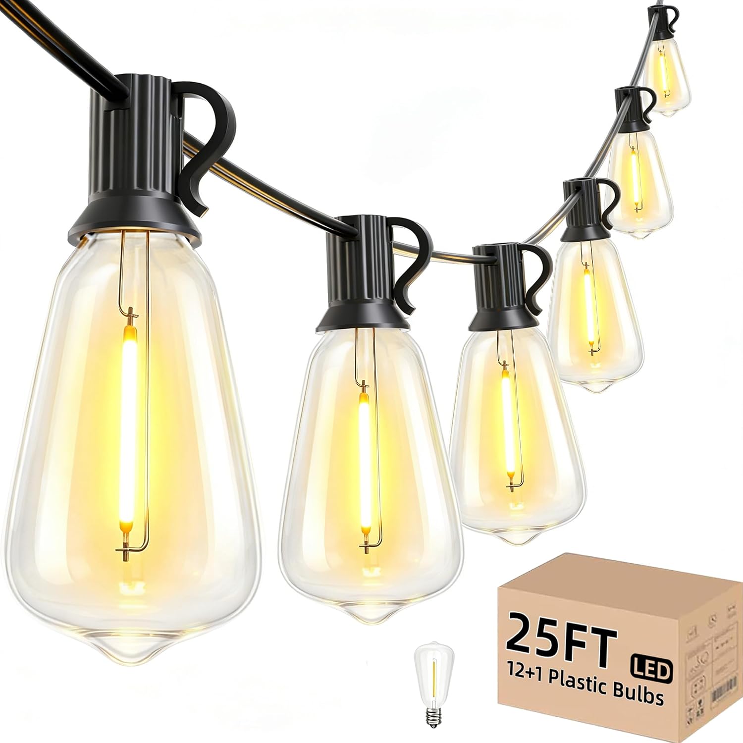 Detalle de Svater Outdoor String Lights, 25 ft
