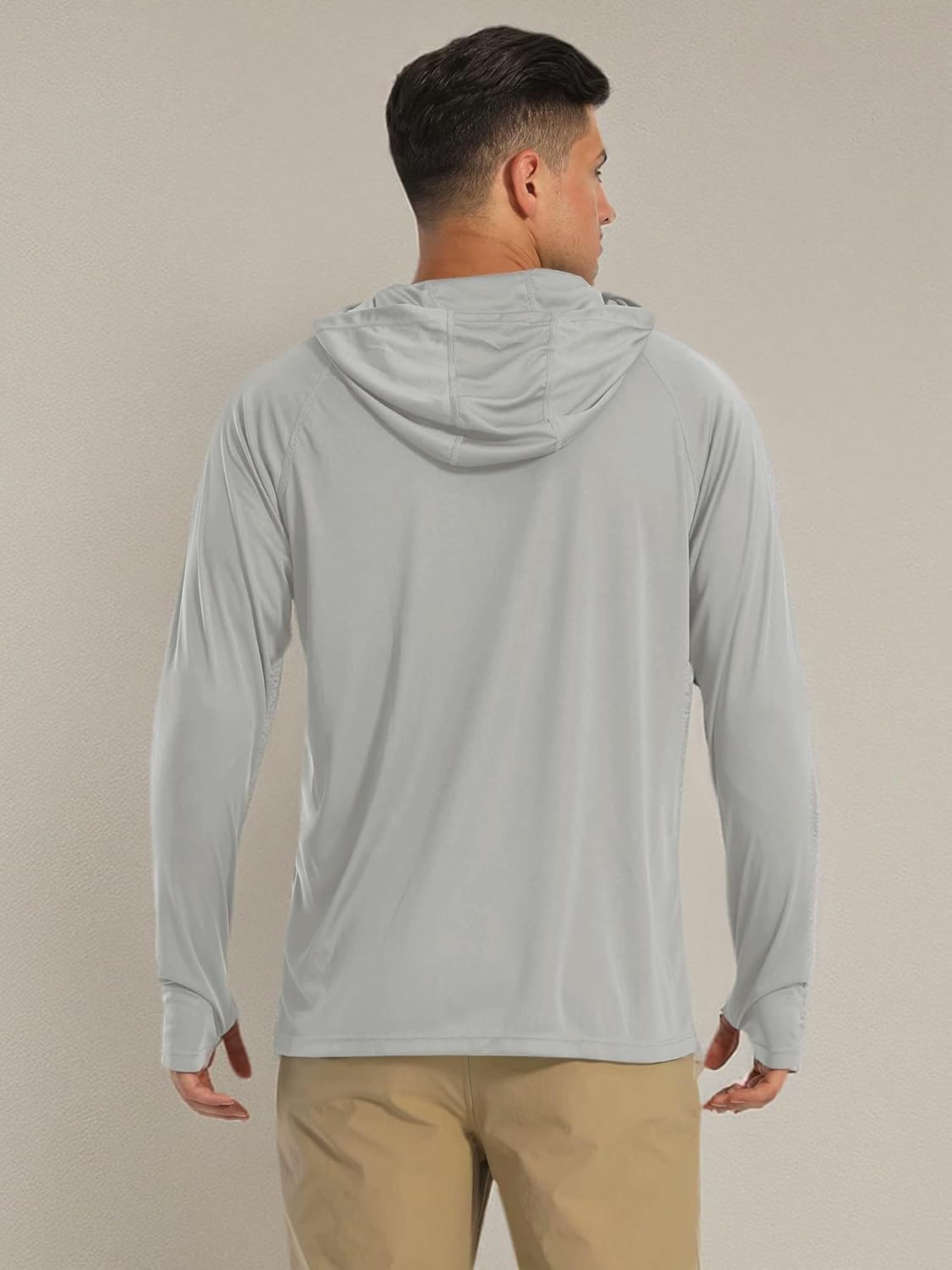 Thumbnail 6 de MAGCOMSEN Men’s Hooded UPF 50+ Long Sleeve Sun Protection Rash Guard T-Shirt