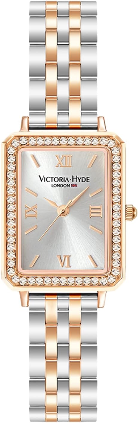 Thumbnail 6 de VICTORIA HYDE orologio rettangolare da donna verde quadrante analogico al quarzo con cinturino in acciaio inox