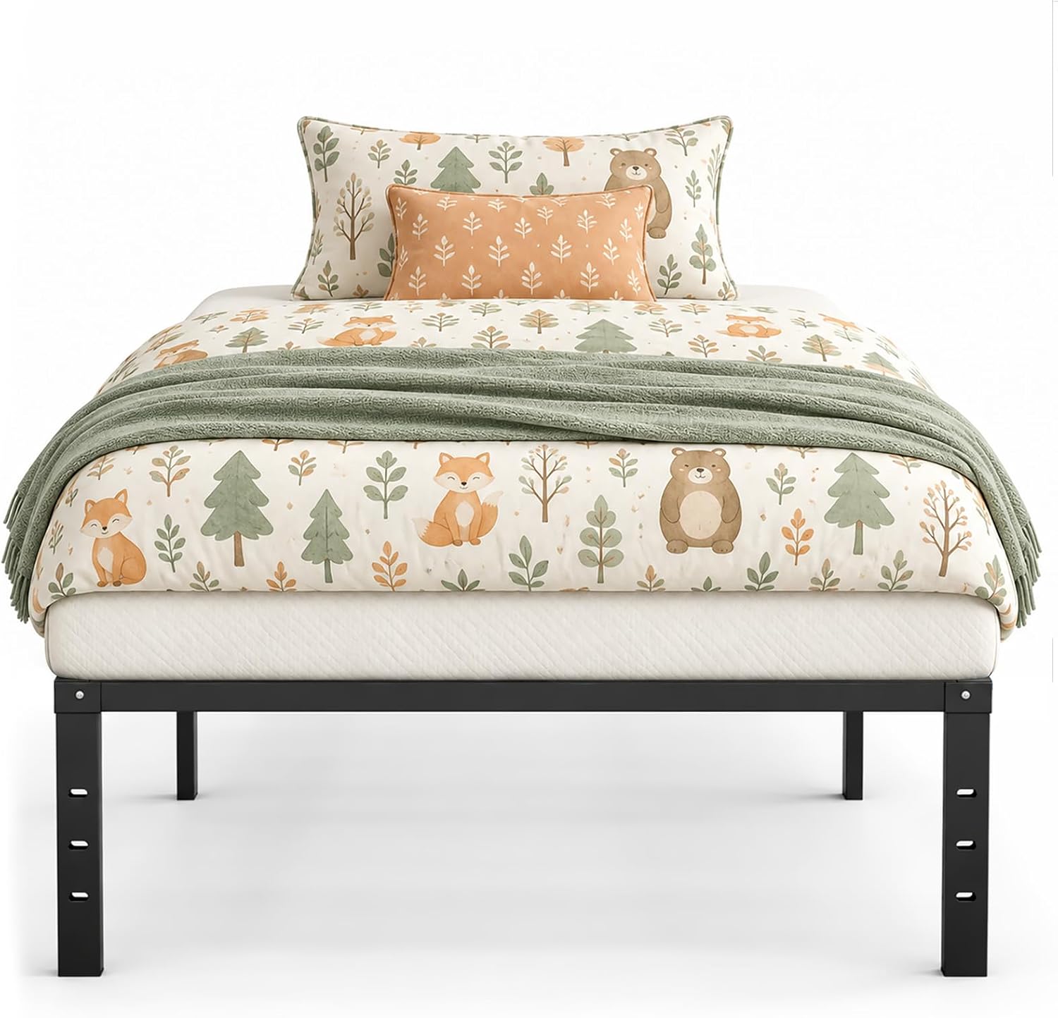 Detalle de YORWEN Twin Metal Bed Frame