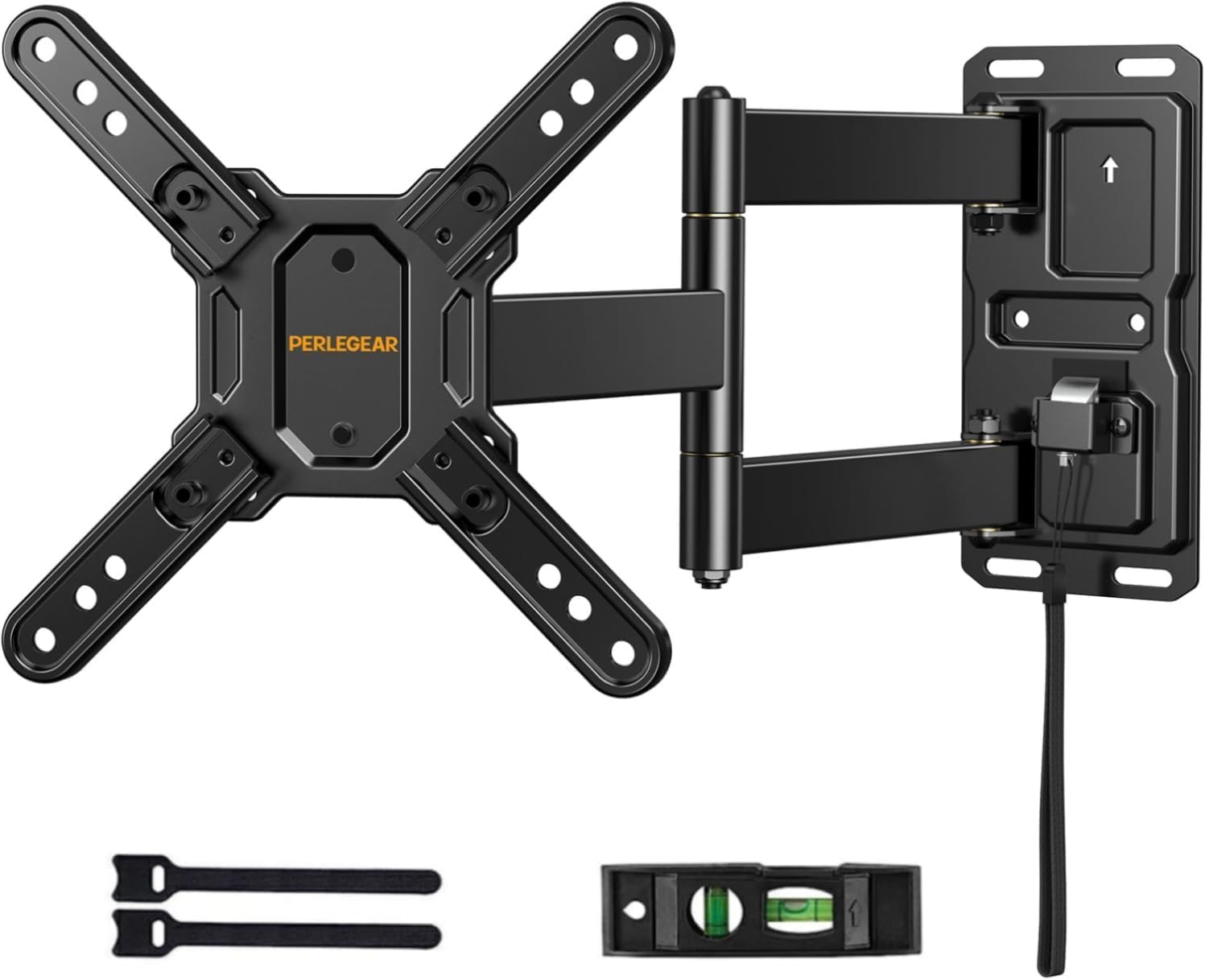 Perlegear Lockable RV TV Mount PGLRVF2 for 13–43 inch TVs up to 44 lbs