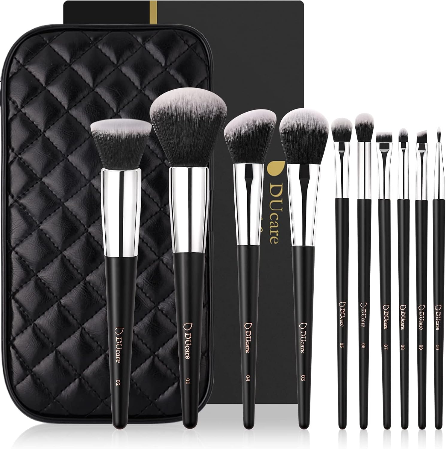 Detalle de DUcare Set 10 pennelli trucco professionali