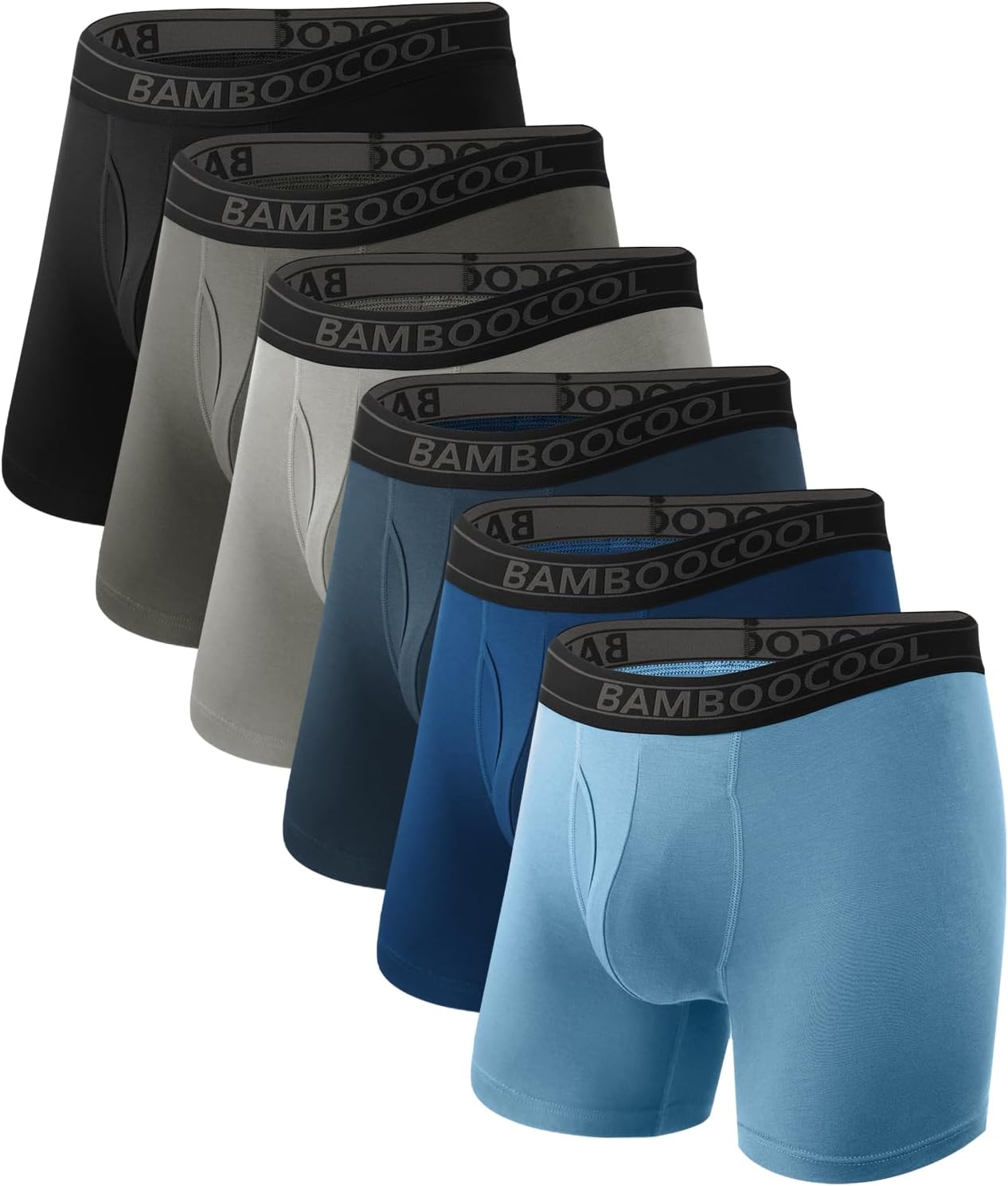 Detalle de Bamboo Cool Men's Boxer Briefs in Bamboo Fabric