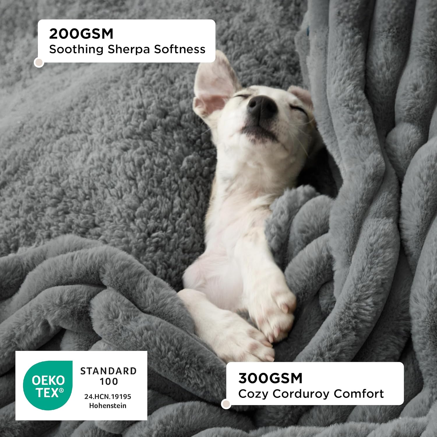 Detalle de Bedsure Waterproof Dog Blanket, 50x60