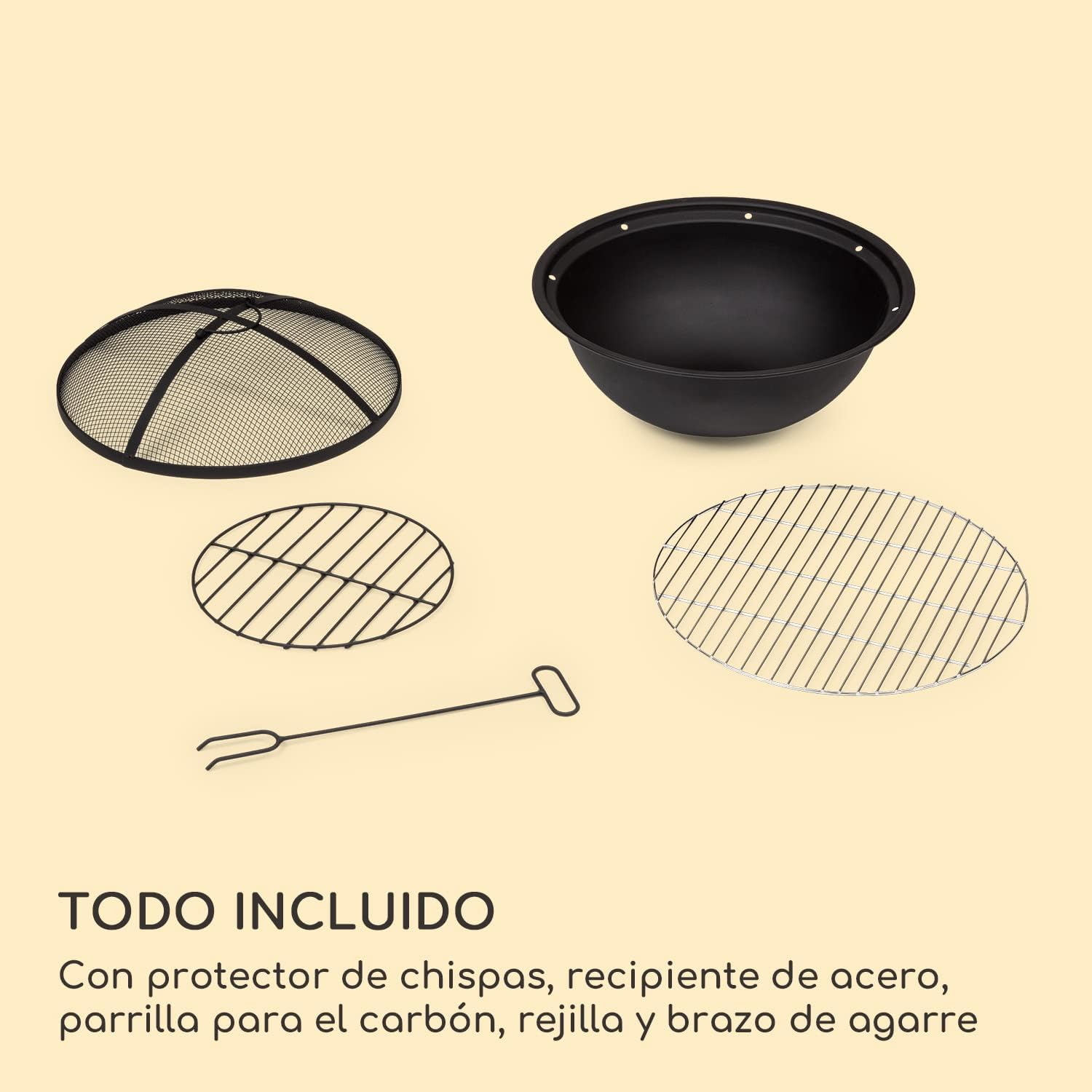 Thumbnail 6 de blumfeldt Brasero Exterior con Parrilla 52 cm