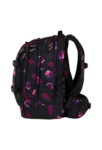 Detalle de Satch Schulrucksack Pack Mystic Nights – Lila: Viel Platz, flexible Einstellung und nachhaltige Produktion