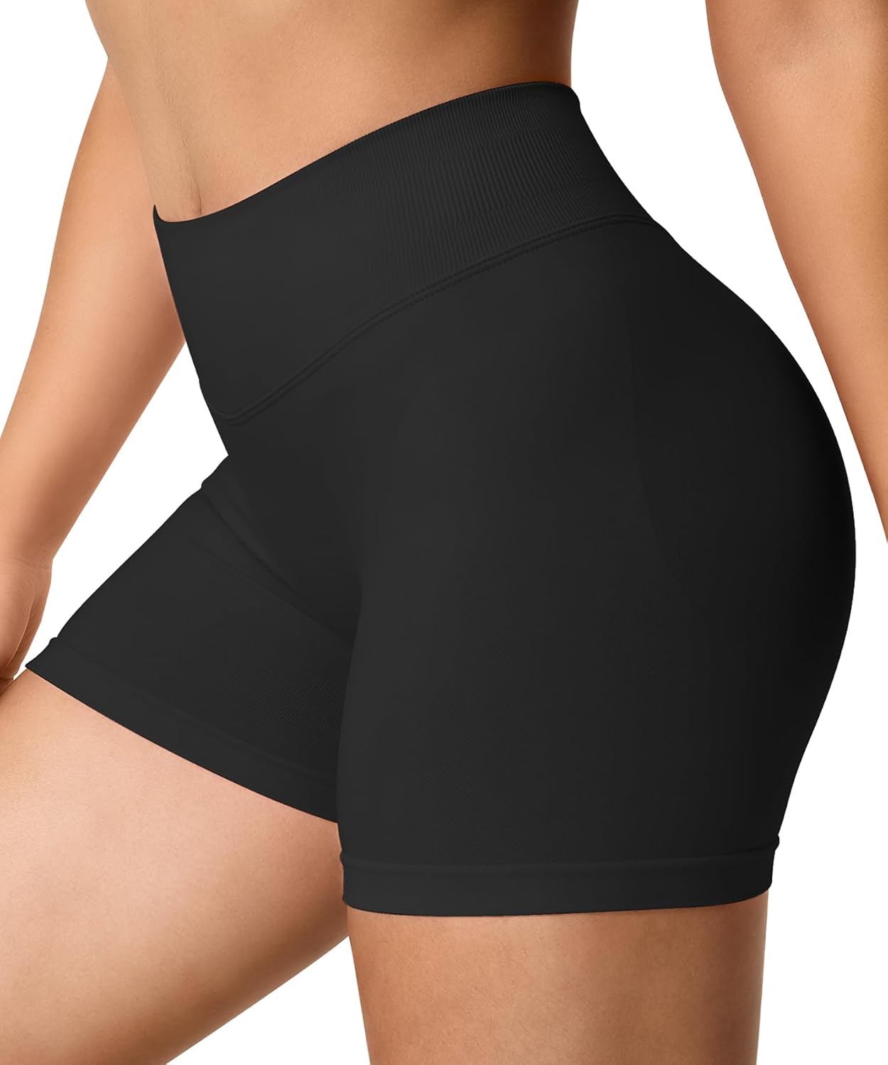 Thumbnail 4 de TAYOEA Sport-Shorts Damen Scrunch – kurze Push-up/Butt-Lifting Gym Short mit nahtlosem Design