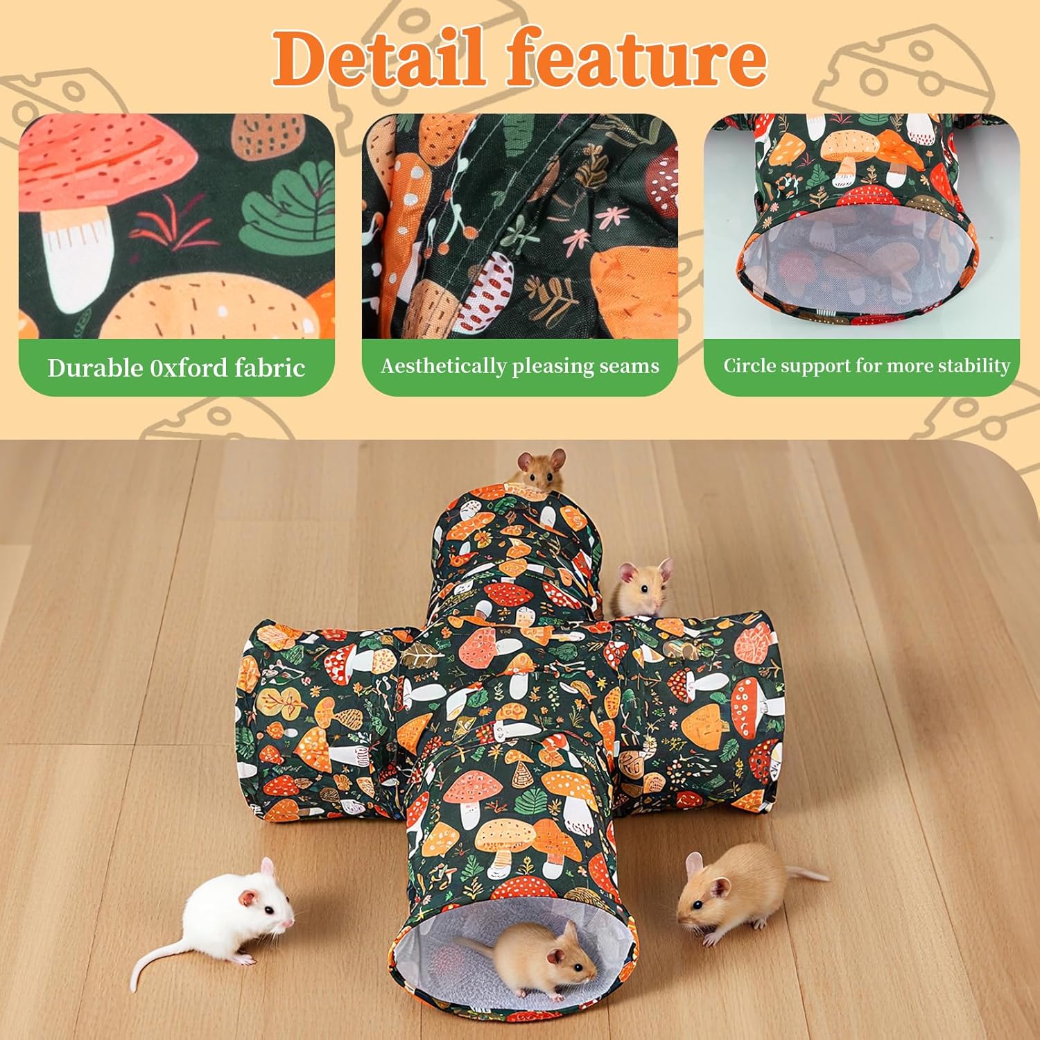 Thumbnail 4 de lisetar Meerschweinchentunnel 4-fach faltbar