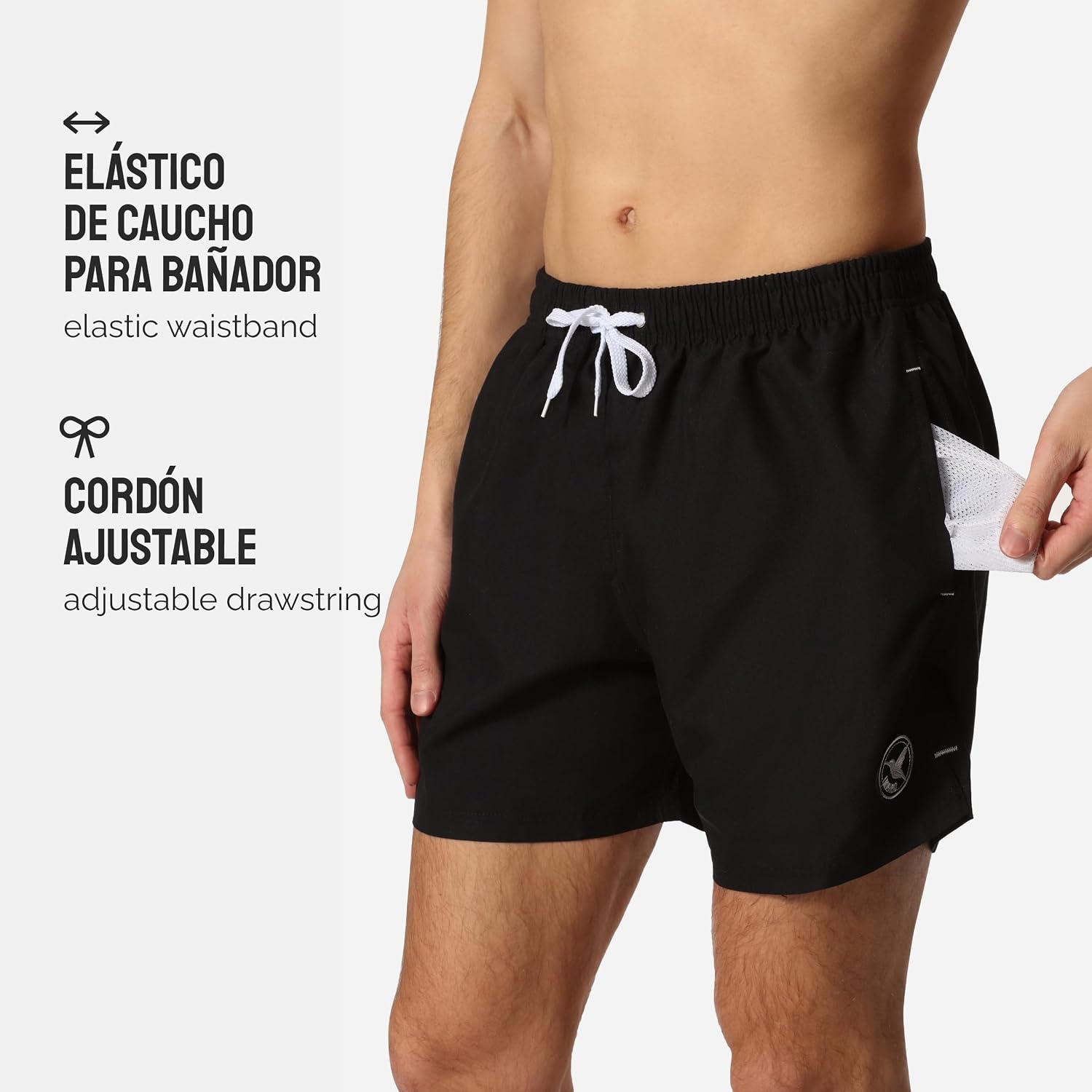 Detalle de Ladeheid LA40-198 bañador short deportivo