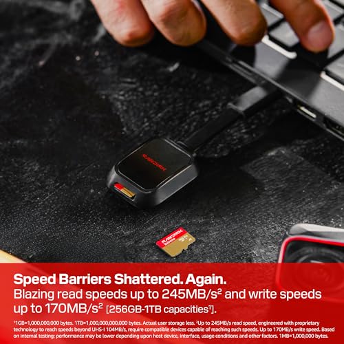 Detalle de SanDisk Extreme Carte microSDHC UHS-I + SD Adapter, 256 Go