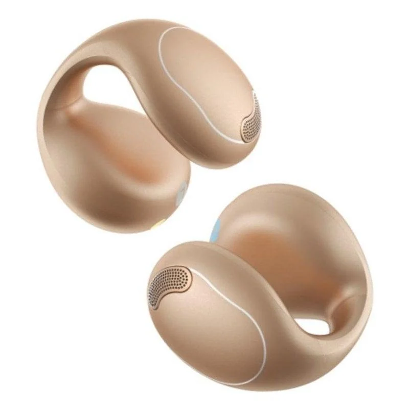 Detalle de soundcore C40i, auriculares Bluetooth abiertos con sujeción flexible e IPX4