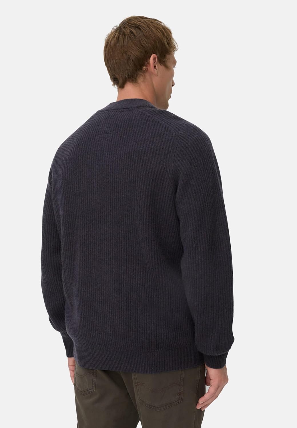 Thumbnail 3 de camel active Herren-Strickjacke aus reiner Lammwolle (Regular Fit) mit Raglanärmeln