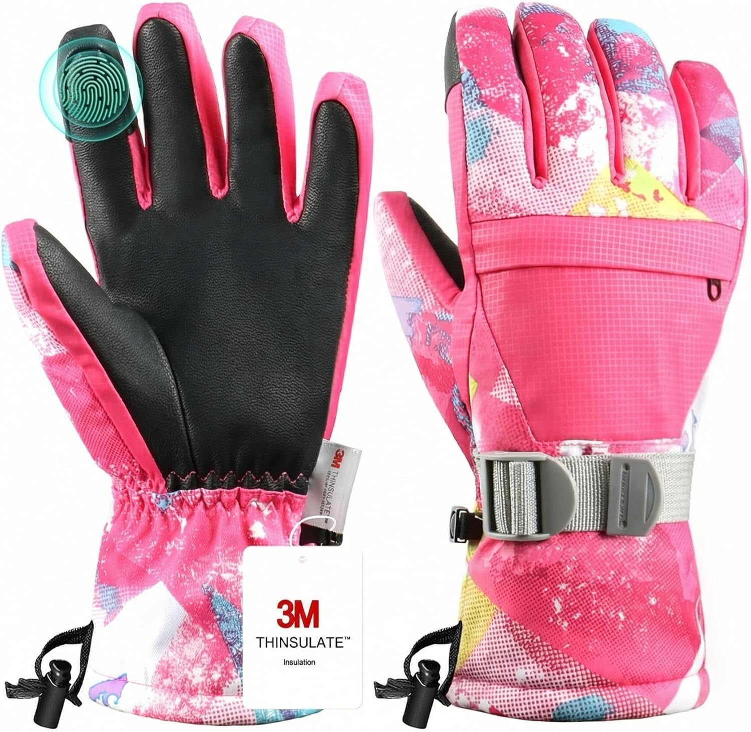 Thumbnail 6 de Pnosnesy Ski Gloves waterproof, unisex ski gloves