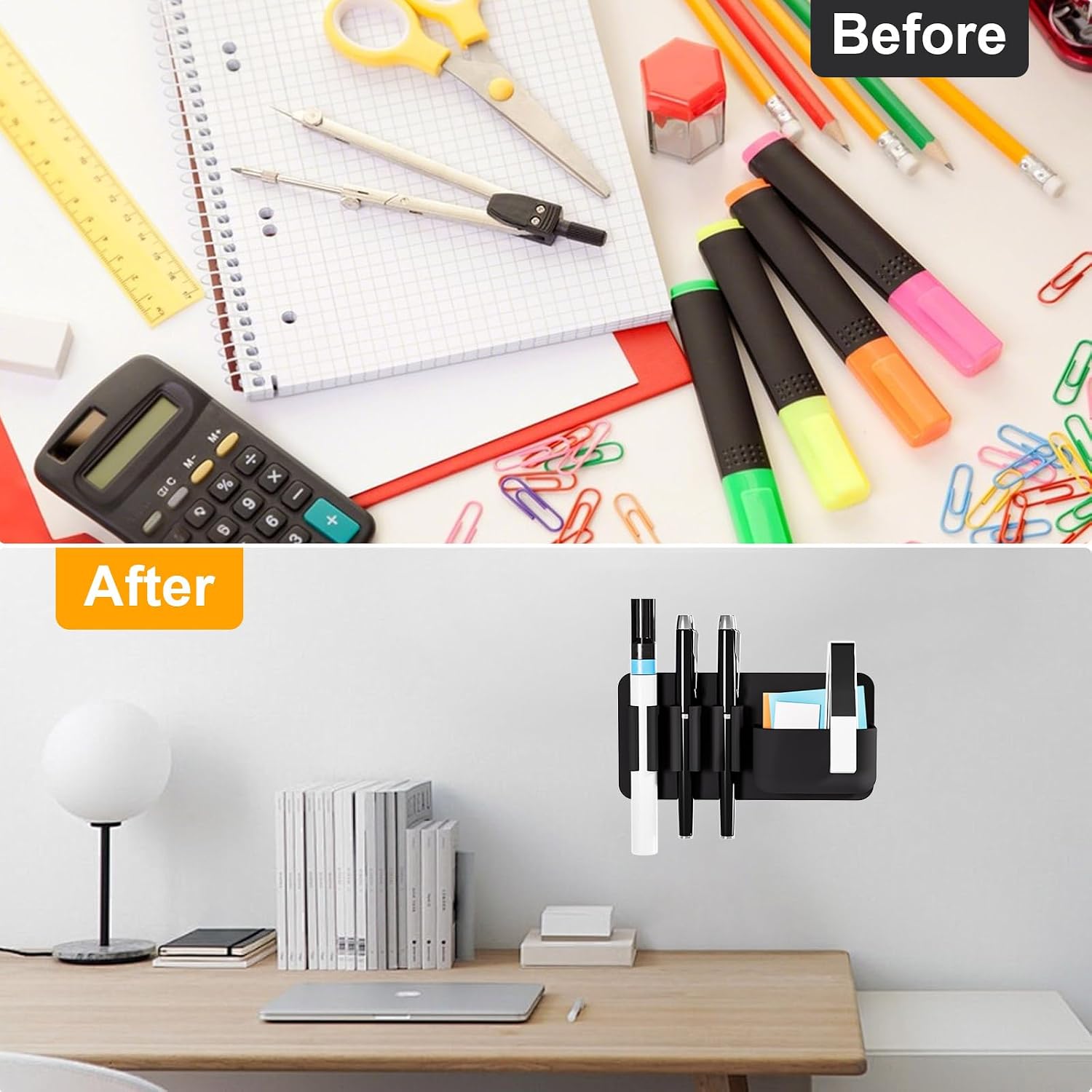Detalle 2 de Adhesive Pen Holder, Silicone