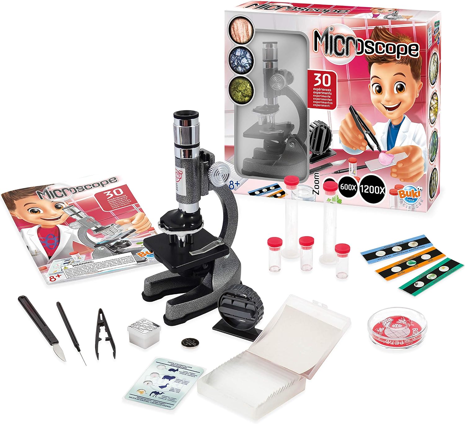 Detalle de Buki MS907B – Microscope 30 expériences