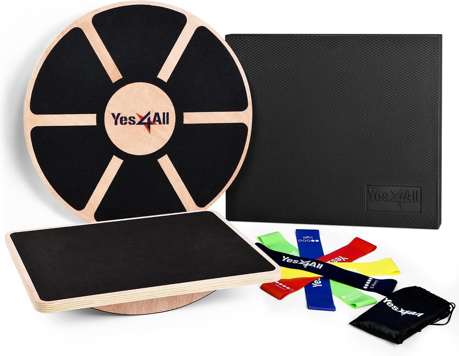 Thumbnail 6 de Yes4All Wobble Balance Board, Wood