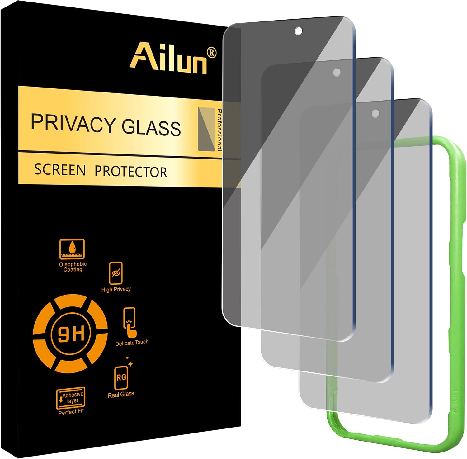 Thumbnail 6 de Ailun 3 Pack Privacy Screen Protector 6.9 inch
