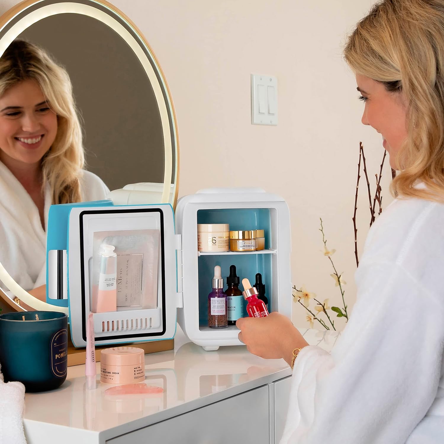 Thumbnail 3 de Cooluli Mini Fridge 4L: Portable Cooler/Warmer for Skin Care, Drinks and More