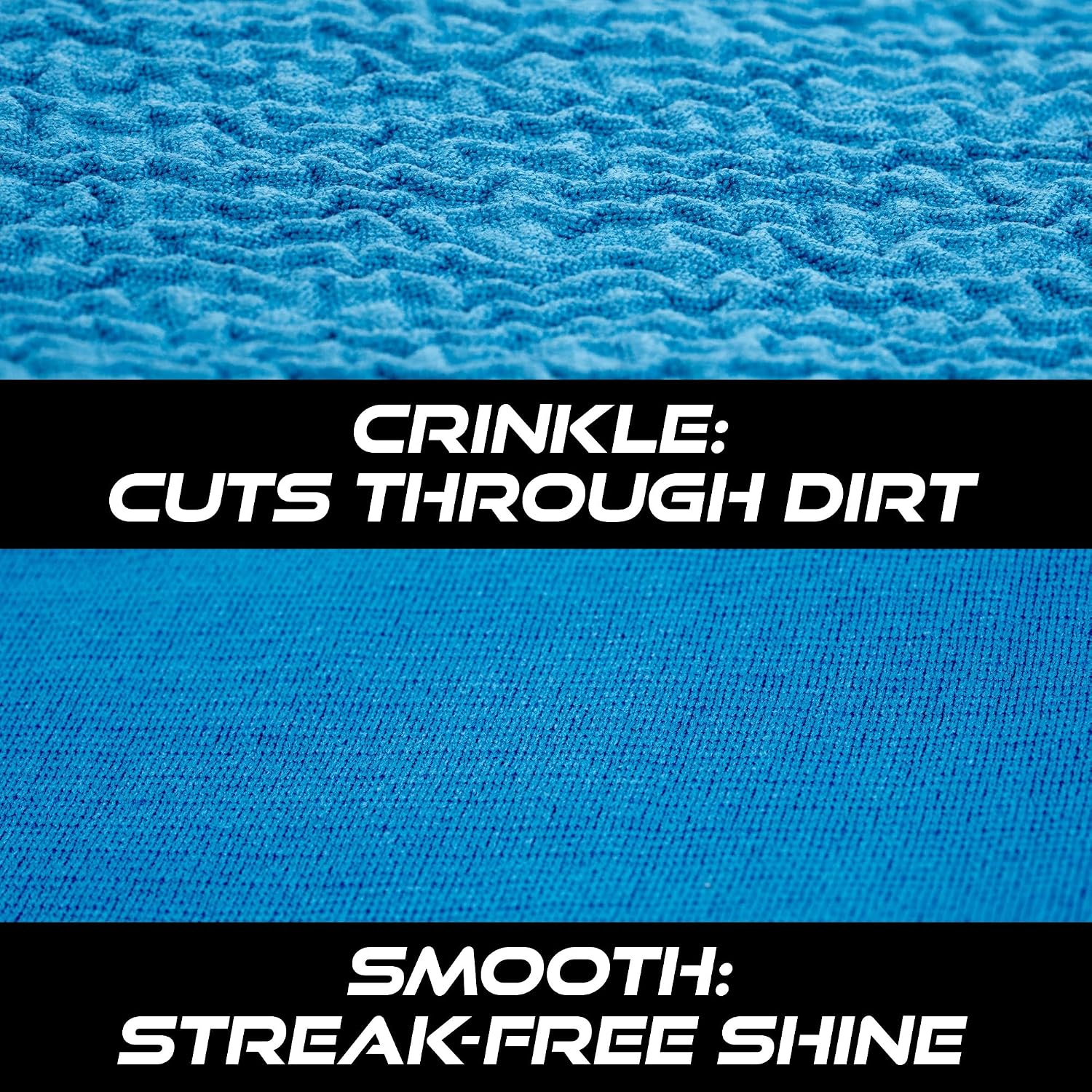 Detalle 2 de VIKING 213301 Glass Microfiber Cleaning Cloths, 16 x 16-Inch, 2-Pack