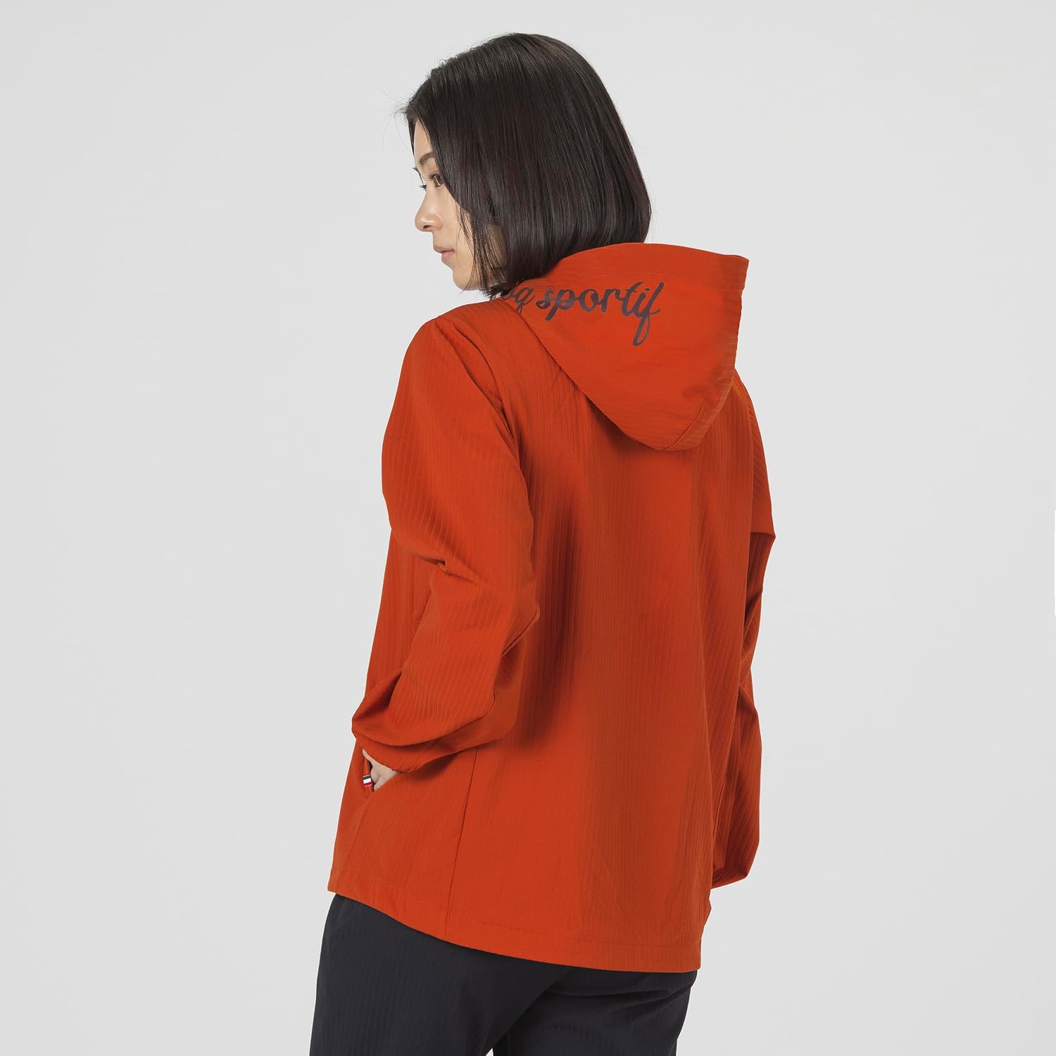 Detalle de le coq sportif LT6FJK21L レディース ジャージリブクロスジャケット UVカット・吸汗速乾