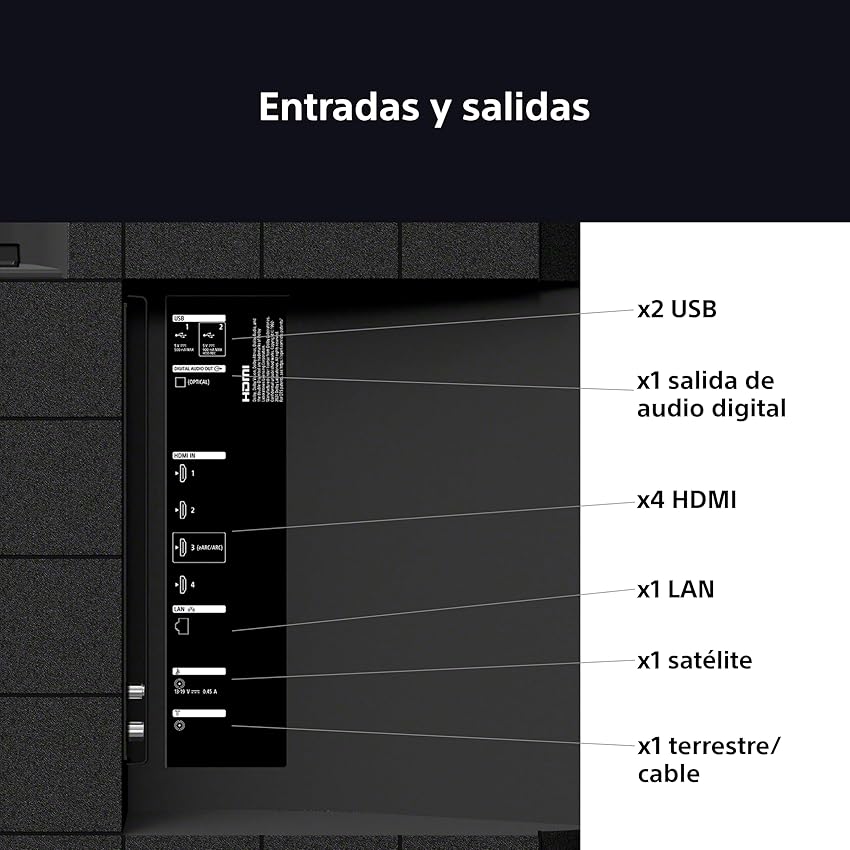 Detalle 2 de Sony BRAVIA 3 55" LED TV con Dolby Vision, Atmos y Google TV