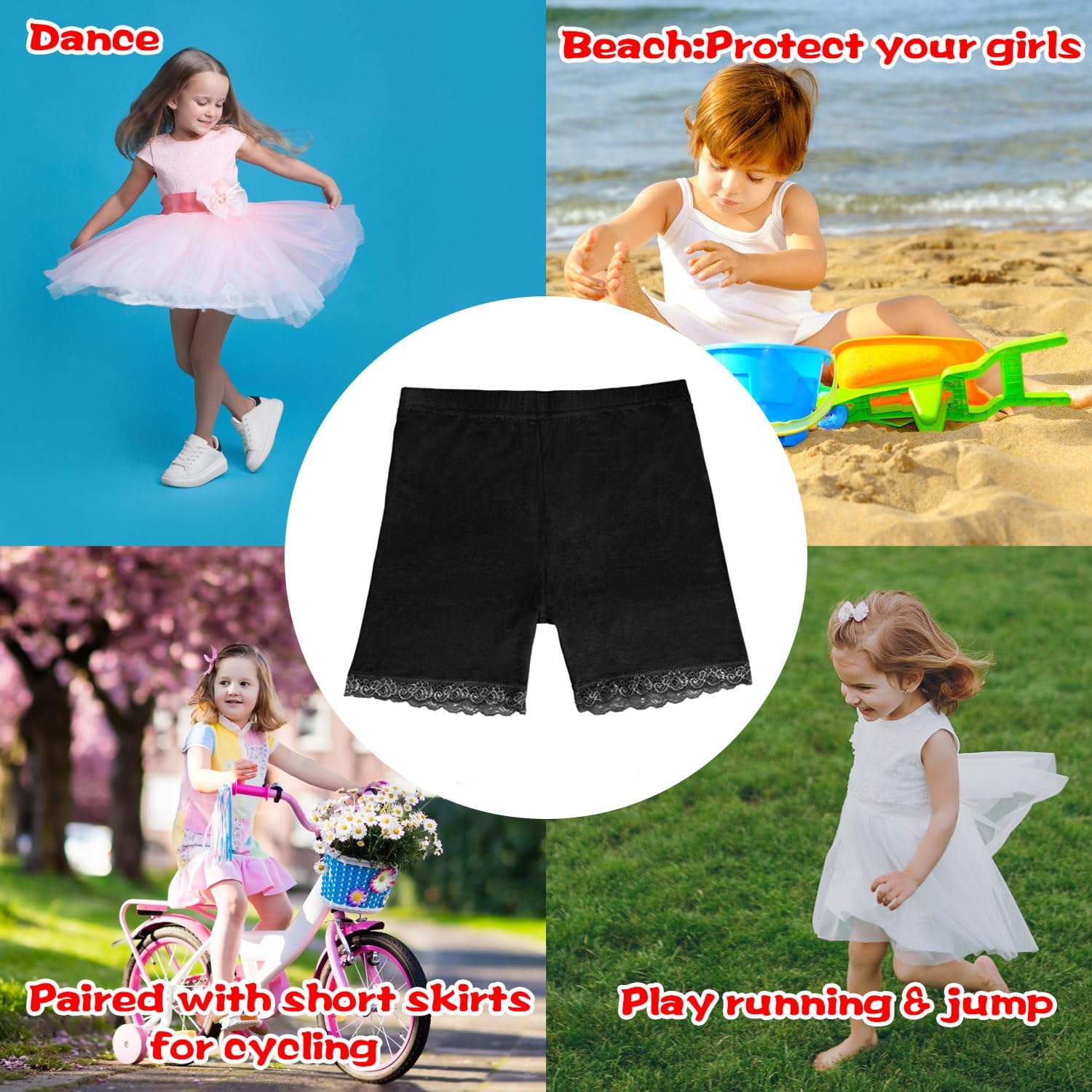 Detalle 2 de GENTABY Mädchen Unterhose 1–10 Jahre