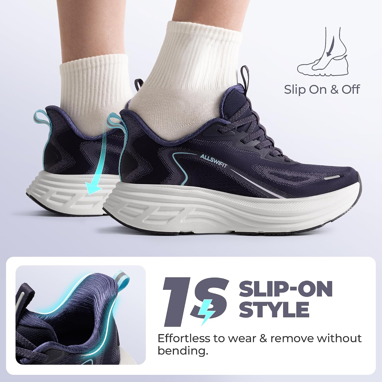 Thumbnail 3 de ALLSWIFIT ActiveBreeze2.0 Slip-On Sneakers
