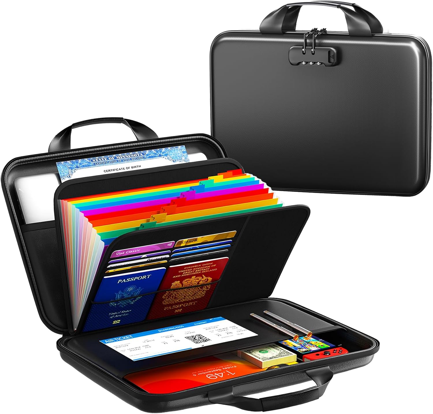 Detalle de IPYIPY Document Organizer with EVA Shell
