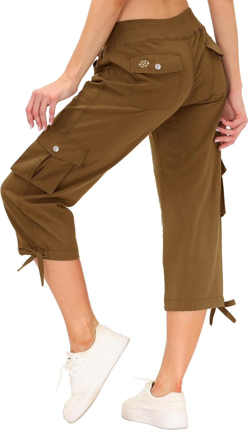 Detalle 2 de MoFiz Womens Capris Loose Fit