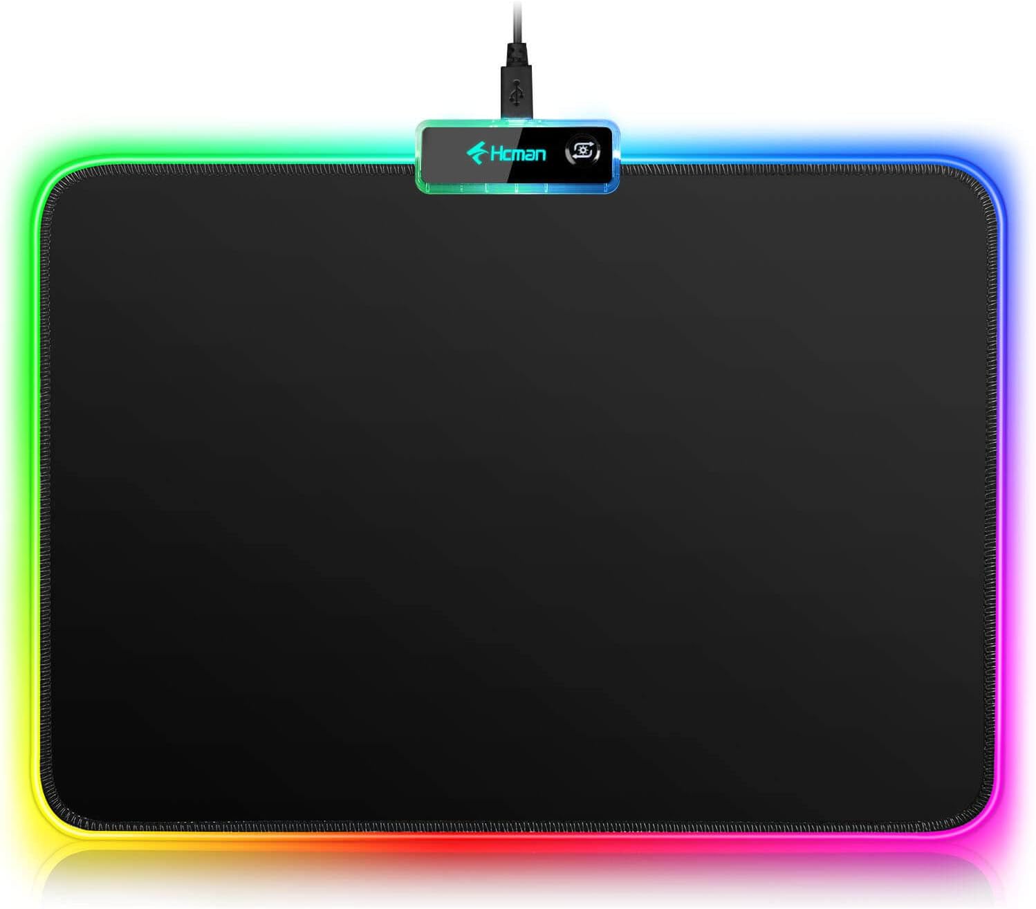 Hcman RGB Gaming Mouse Mat 336×245×3mm 🖱