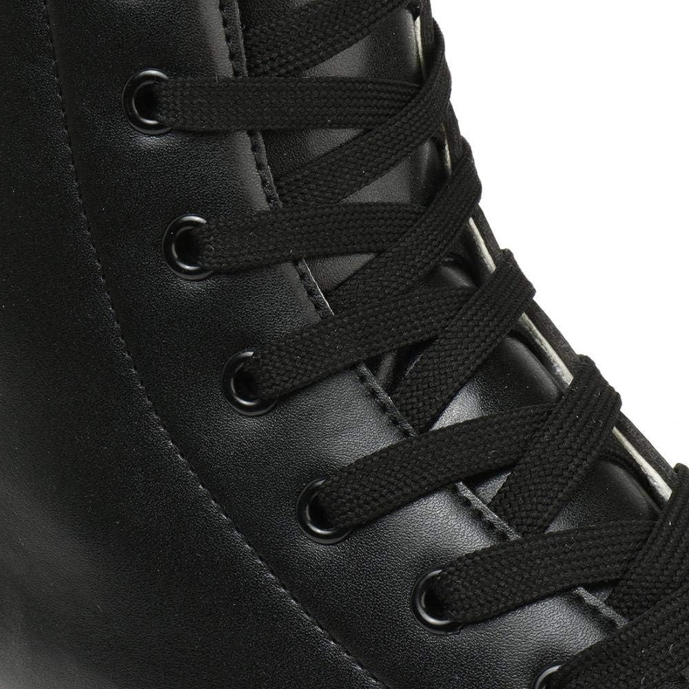 Detalle de YYW Roller Skates for Women and Men with High-Top PU Leather, Double-Row Wheels